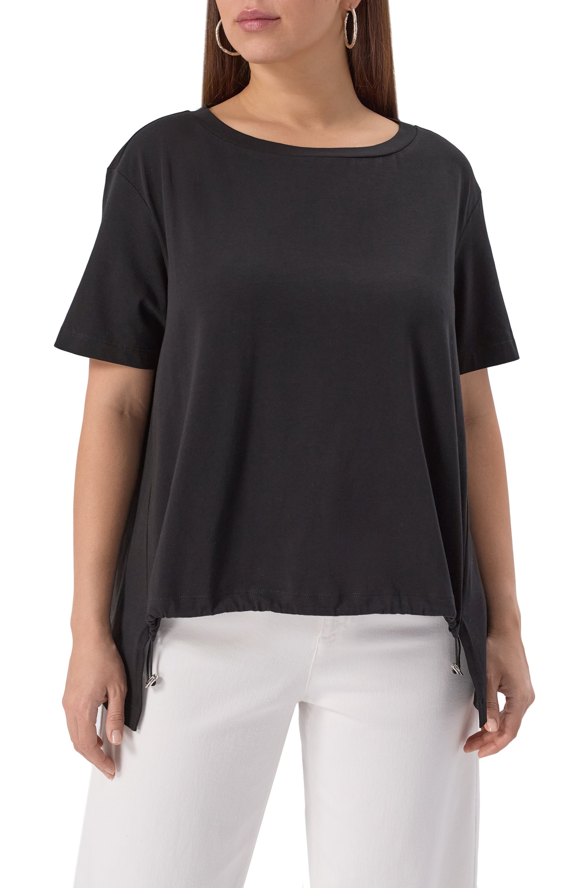 Хлопковая футболка PERSONA BY MARINA RINALDI, арт. GIRANTE, фото 3