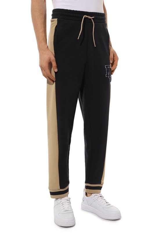 Хлопковые джоггеры HUGO Blue Синий, фото 3