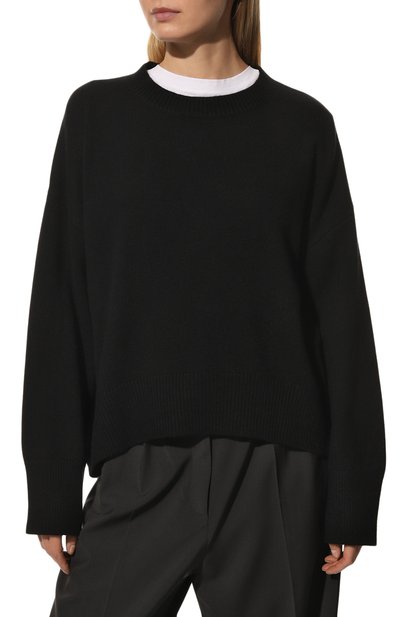 Кашемировый пуловер SEVEN LAB черного цвета по цене 29400 руб., арт. Jumper 22 black, фото 3 Кашемировый пуловер SEVEN LAB, арт. Jumper 22 black, фото 3