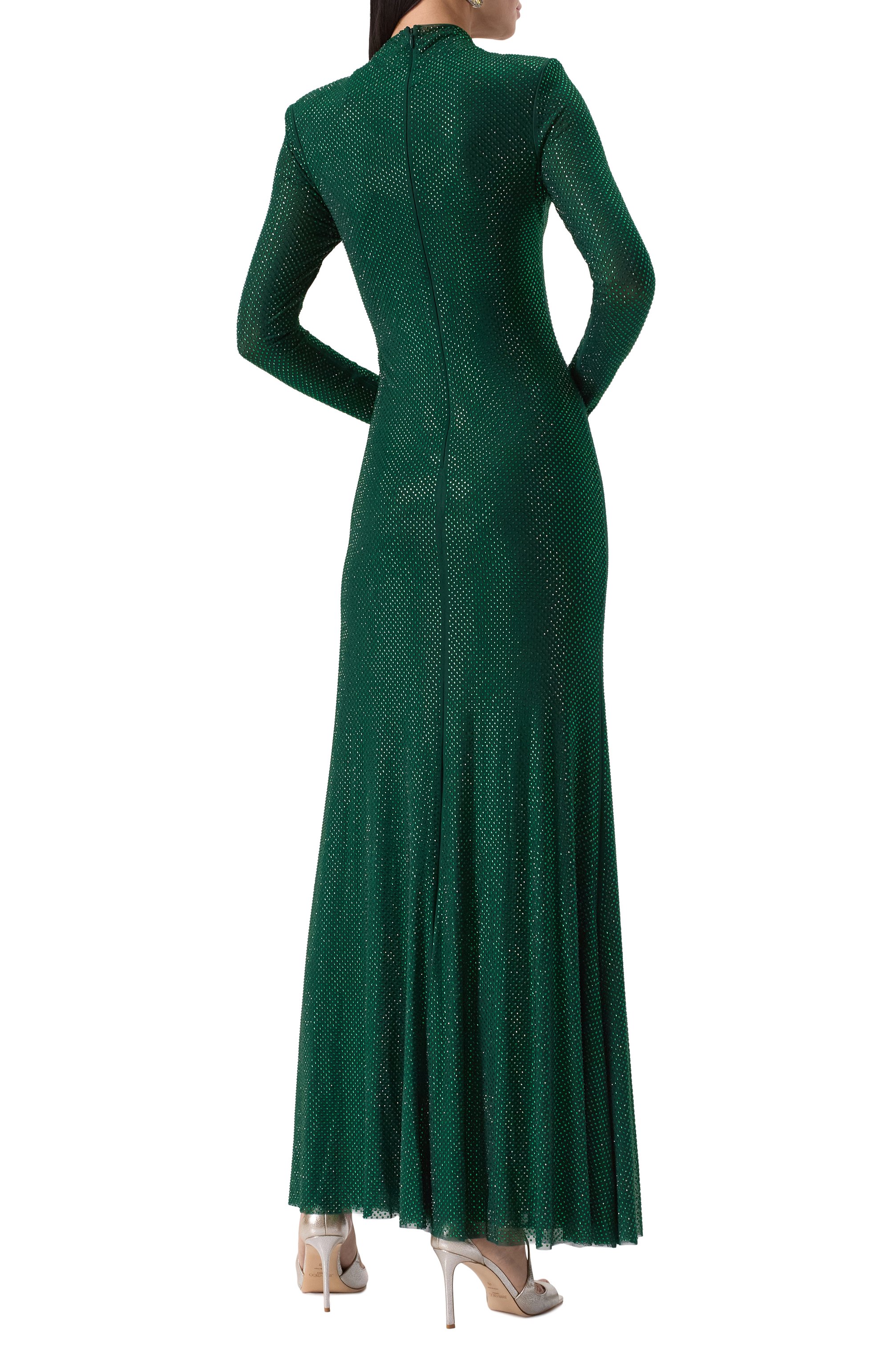 Платье с отделкой стразами SELF-PORTRAIT, арт. RS25-977X-G, фото 4