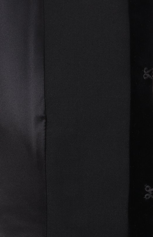 Жакет из шерсти и хлопка Dolce & Gabbana F27CRT/FU272 Чёрный  F27CRT/FU272 Фото 7