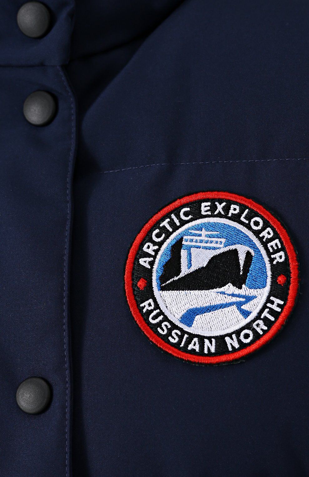 Пуховый стеганый жилет с логотипом бренда ARCTIC EXPLORER, арт. INDIG_NAVY_W, фото 5