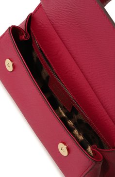 Женская сумка sicily small DOLCE & GABBANA фуксия цвета, арт. BB9116_BE9116/A1001_1 | Фото 5 (Размер: small; Материал: Натуральная кожа; Ремень/цепочка: На ремешке)
