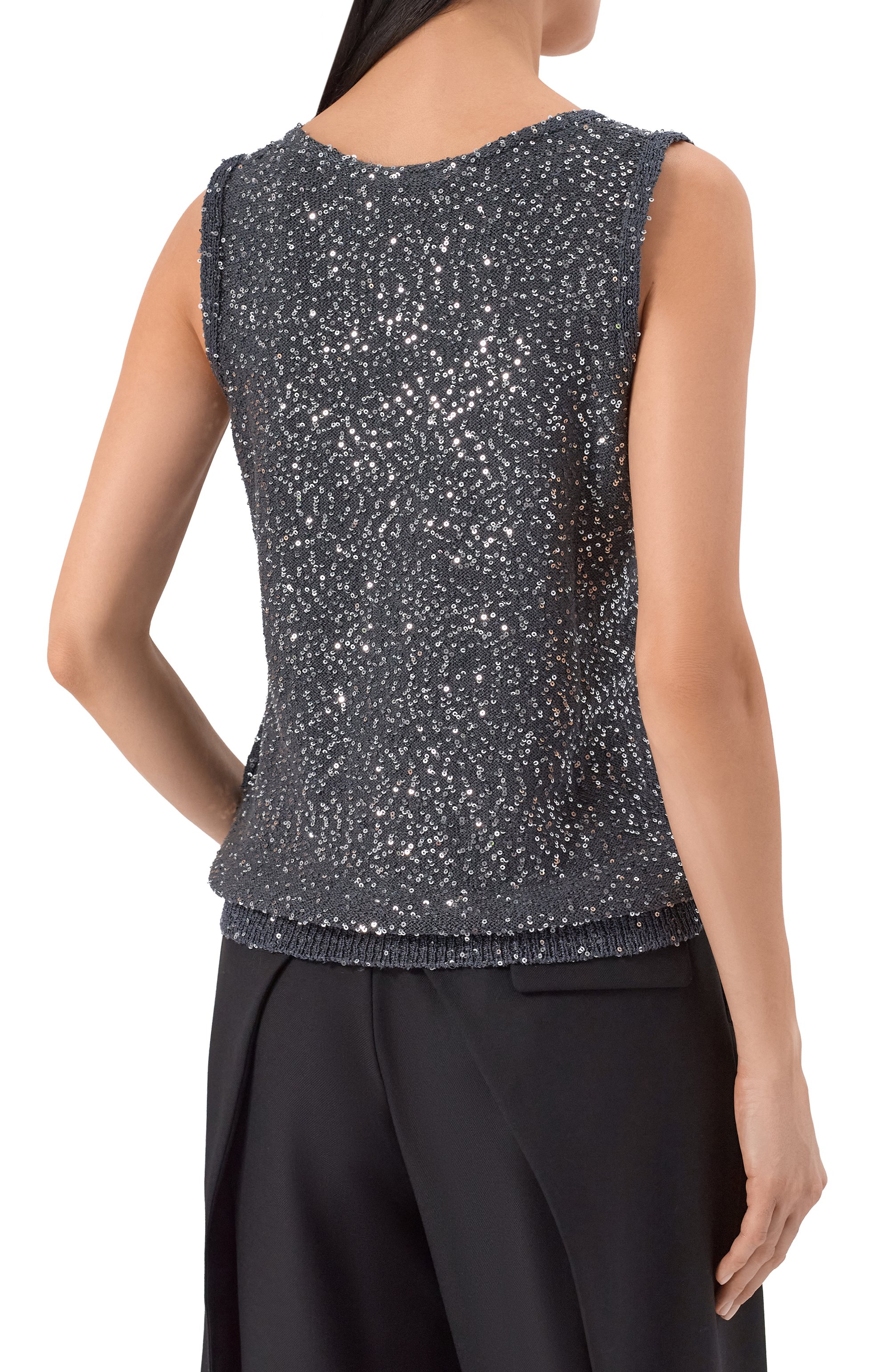 Топ с отделкой пайетками WEEKEND MAX MARA, арт. WKDTEMP0, фото 4