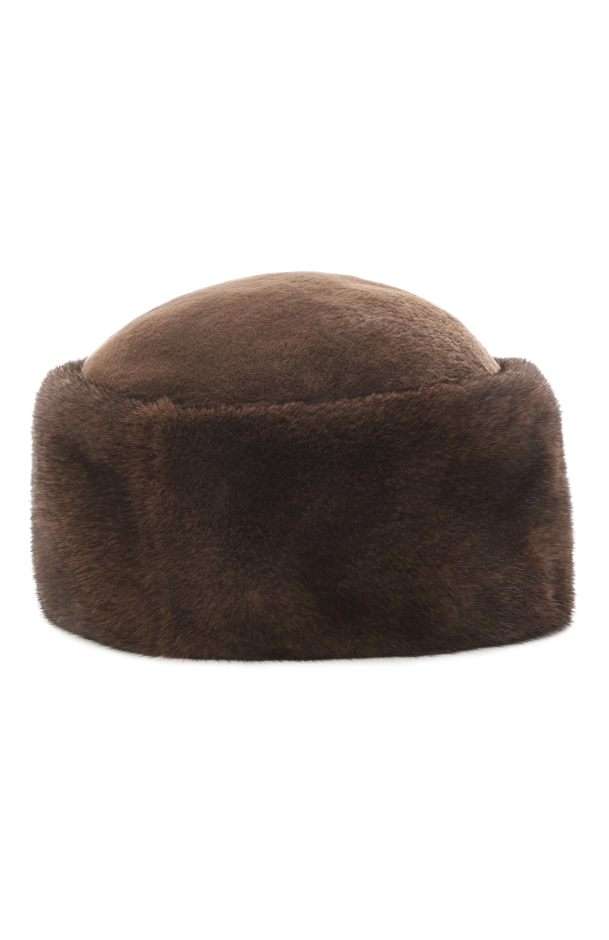 Меховая шапка татти из норки FURLAND темно-коричневого цвета по цене 88000 руб., арт. 0163500140337600000, фото 1 Меховая шапка татти из норки FURLAND, арт. 0163500140337600000, фото 1