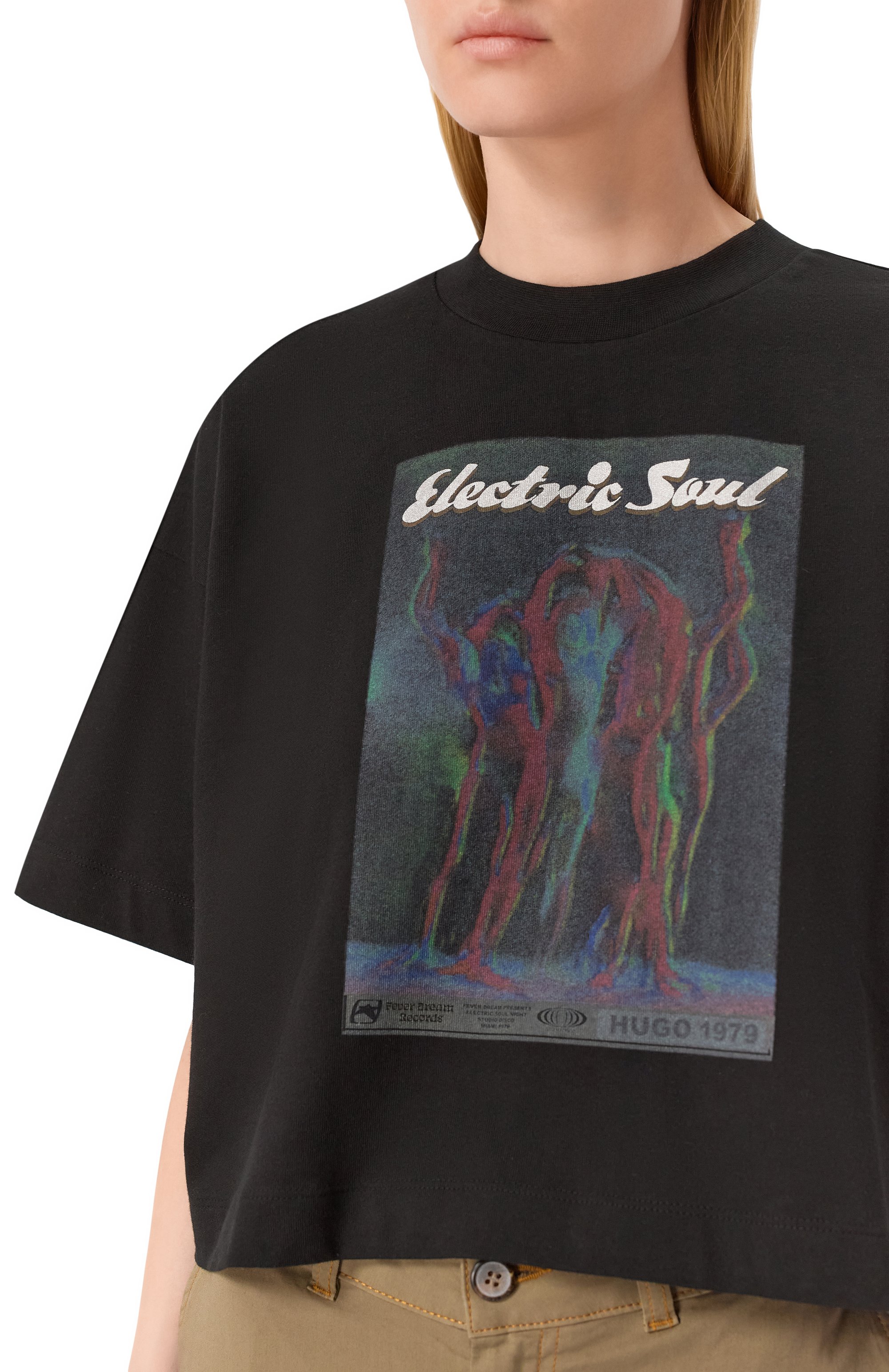 Хлопковая футболка HUGO, арт. 50540927, фото 5