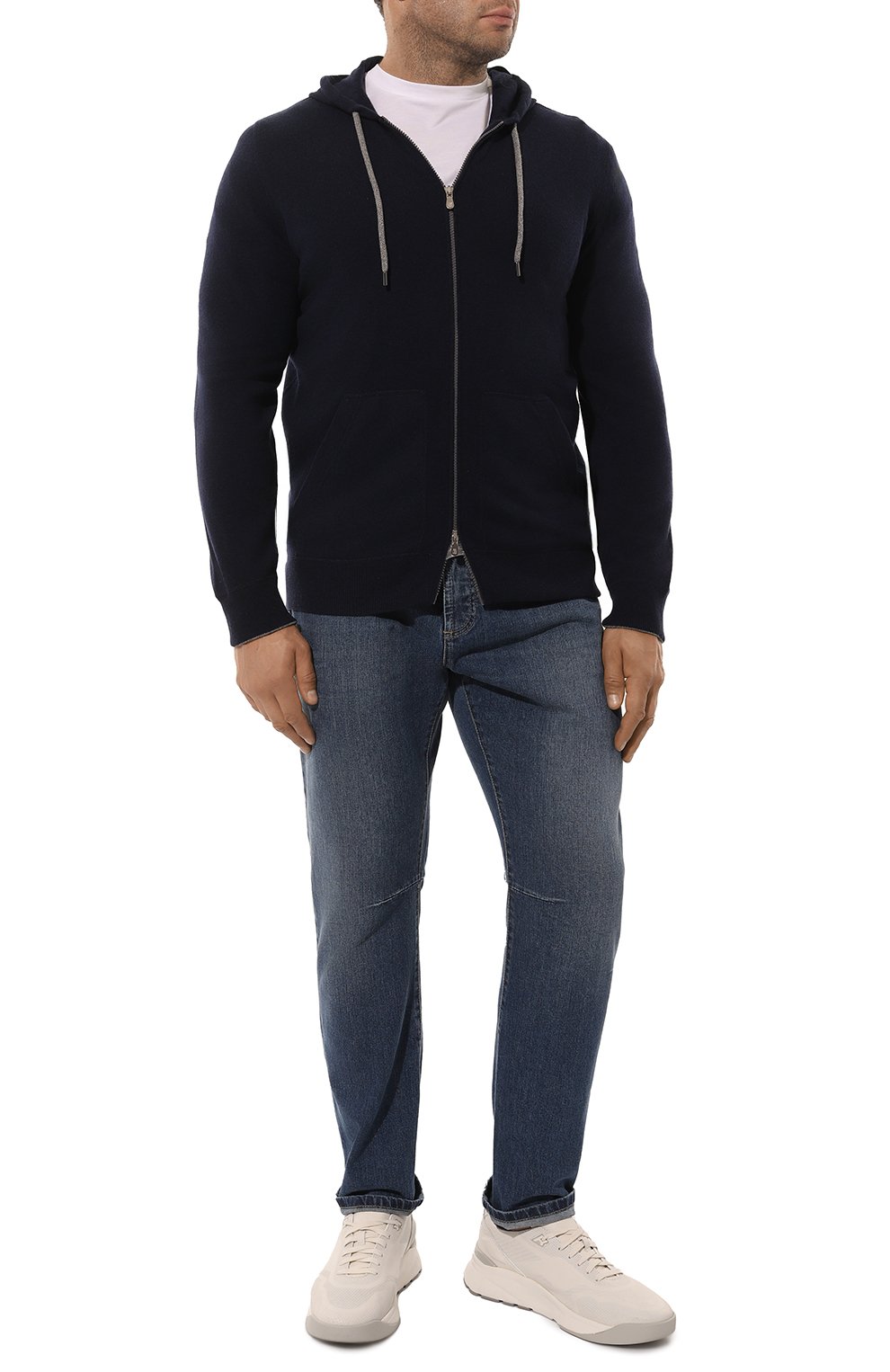 Толстовка из шерсти и кашемира BRUNELLO CUCINELLI, арт. M3623246G, фото 2