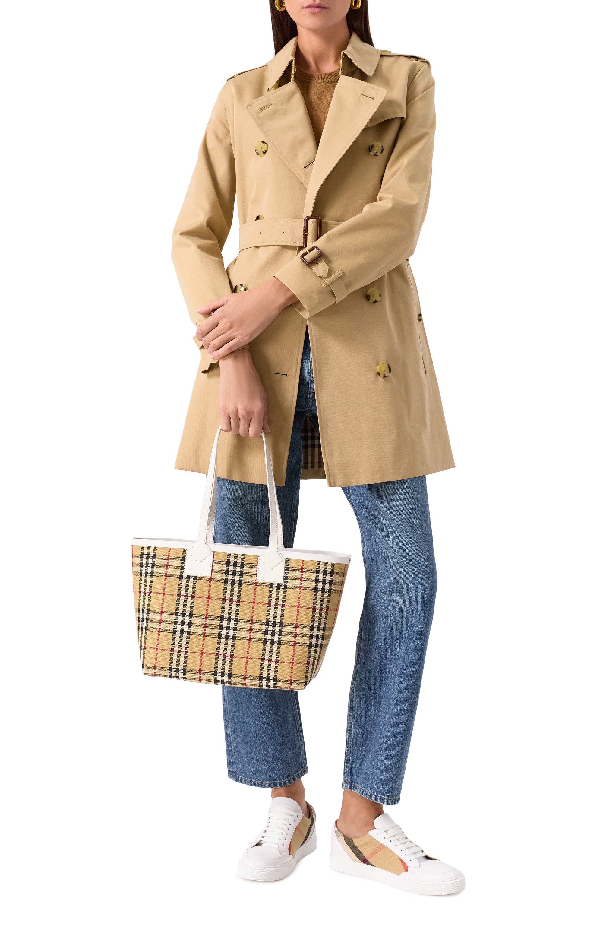 Сумка-тоут london small BURBERRY, арт. 8072331 A1464, фото 8