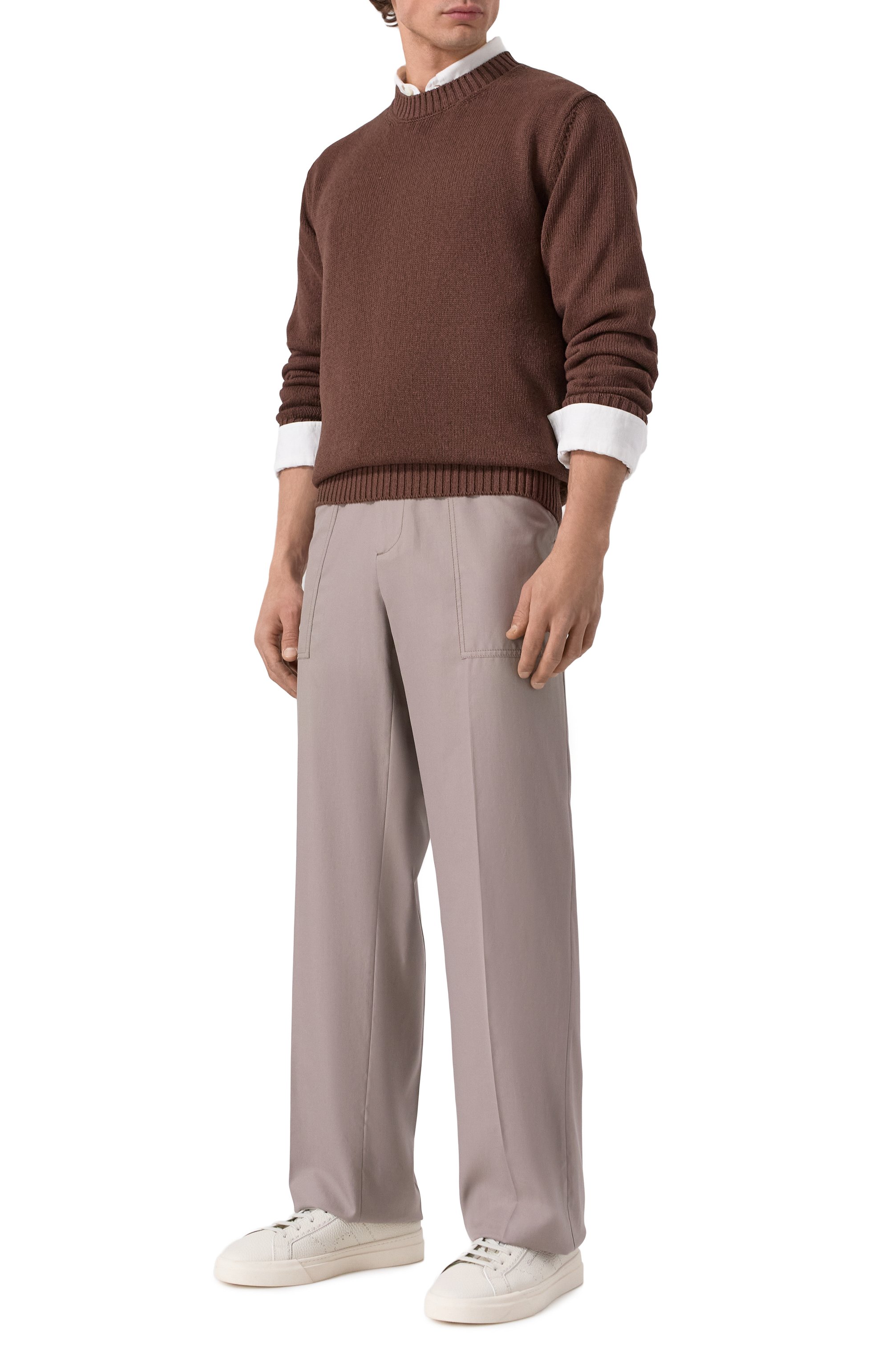 Брюки из хлопка и шелка MVST, арт. 25E/X1P/0/B041/0207, фото 2