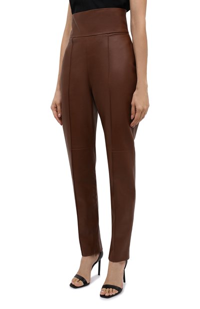 Кожаные брюки ALEXANDRE VAUTHIER, арт. 203LPA1100 0404, фото 3