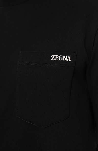 Хлопковая футболка ZEGNA, арт. UC385A6/C785, фото 5