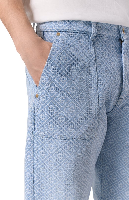 Джинсы Casablanca MPF25-TR-331-01 Голубой  MPF25-TR-331-01 Фото 5