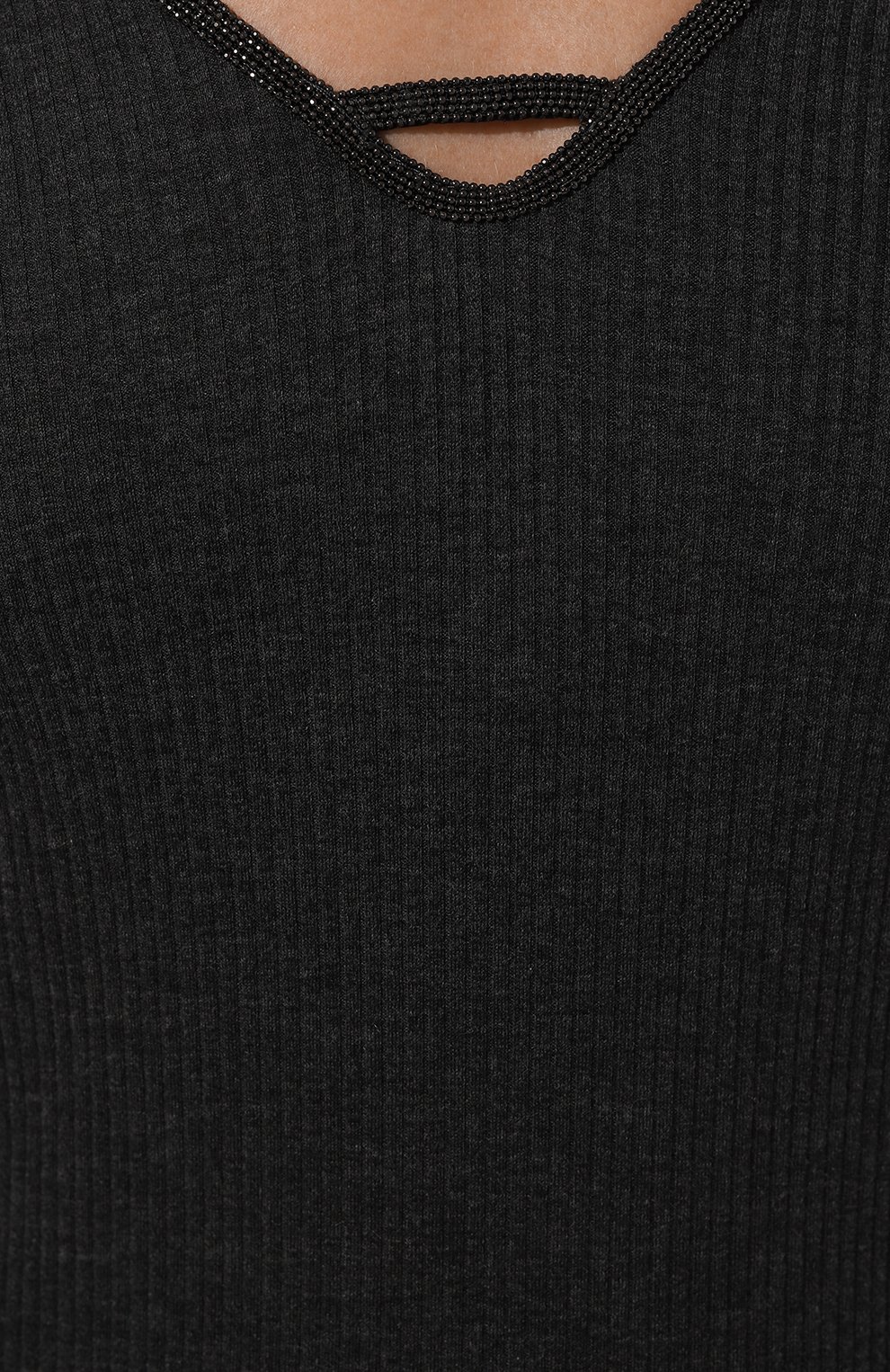 Хлопковый лонгслив BRUNELLO CUCINELLI, арт. MP902HC502, фото 5