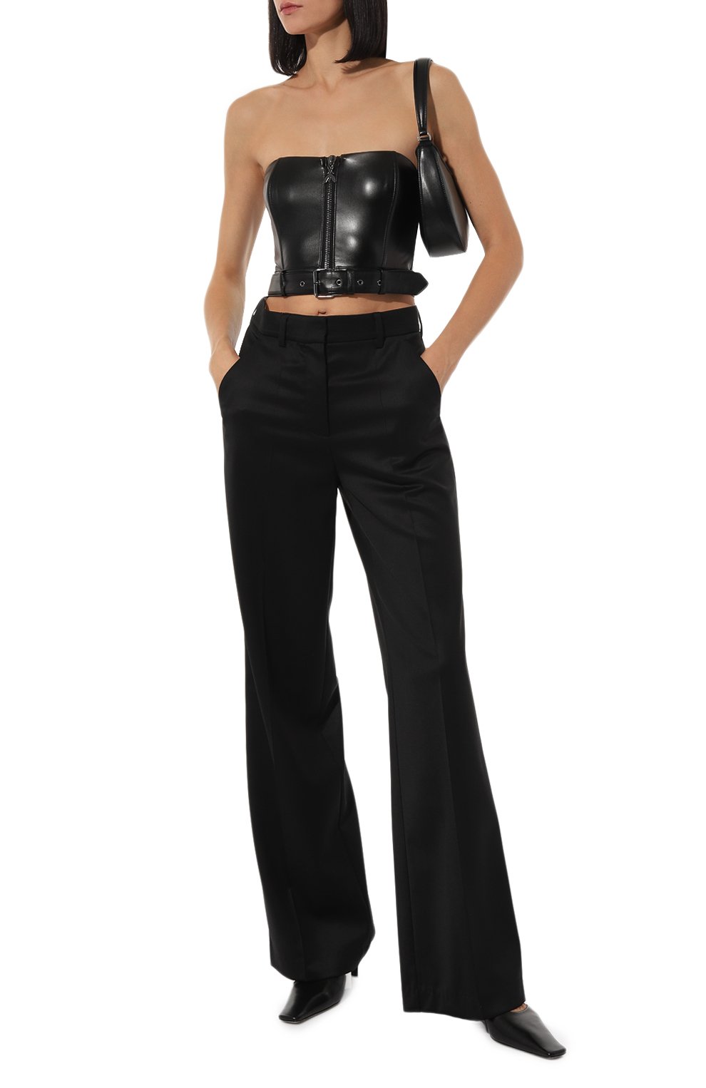 Топ из экокожи PATRIZIA PEPE, арт. 8C0658_E005, фото 2