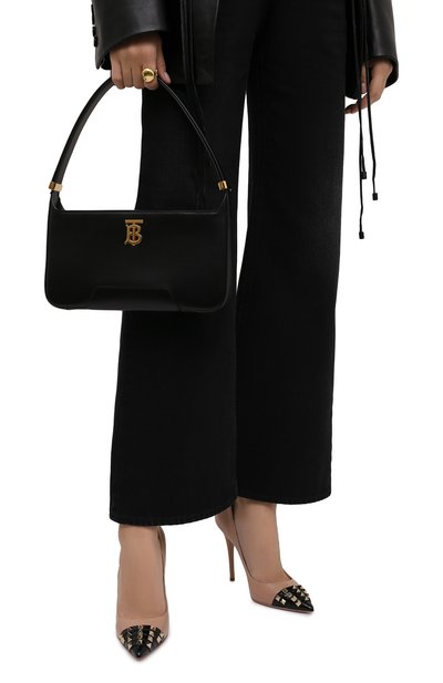 Кожаные туфли rockstud alcove VALENTINO бежевого цвета по цене 66650 руб., арт. WW0S0DE5/YGD, фото 3 Кожаные туфли rockstud alcove VALENTINO, арт. WW0S0DE5/YGD, фото 3