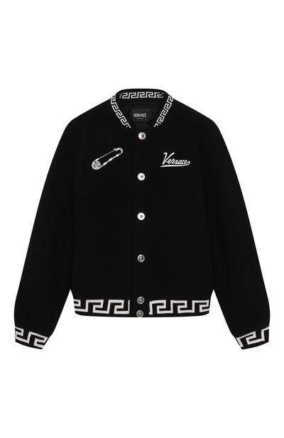 Шерстяной бомбер VERSACE, арт. 1018308/1A13125/8A-14A