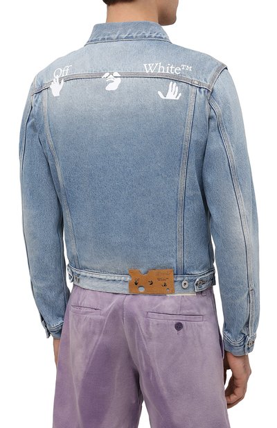 Джинсовая куртка OFF-WHITE, арт. 0MYE054S21DEN005, фото 4