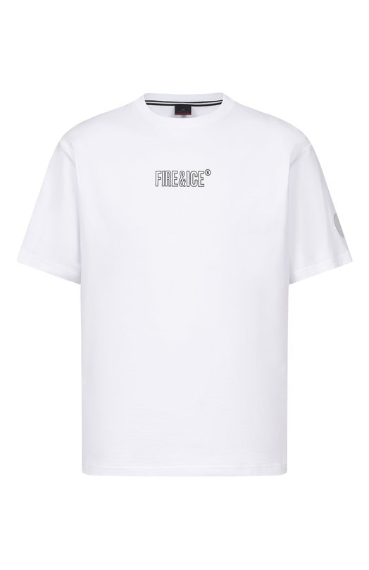 Хлопковая футболка Bogner Fire+Ice 54209608 Белый 54209608