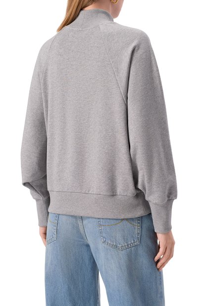 Хлопковый свитшот BALMAIN, арт. FF0JQ050/GF20, фото 4