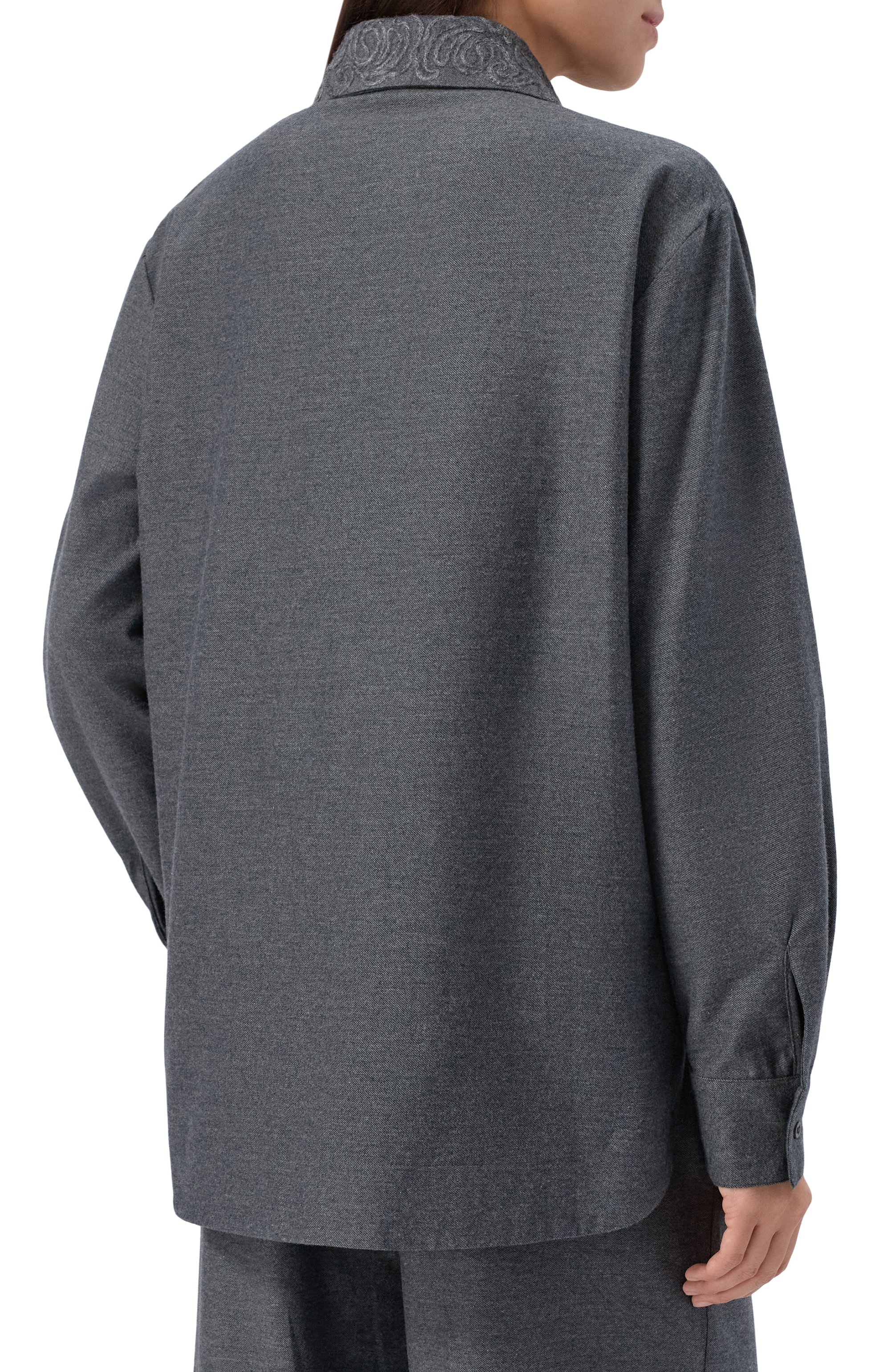 Хлопковая рубашка ERMANNO SCERVINO, арт. D474K310XQH, фото 4