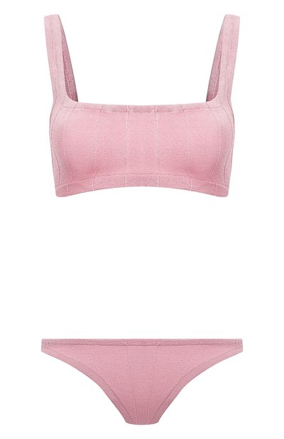 Женский раздельный купальник HUNZA G, арт. HELENA NILE BIKINI METALLIC NILE