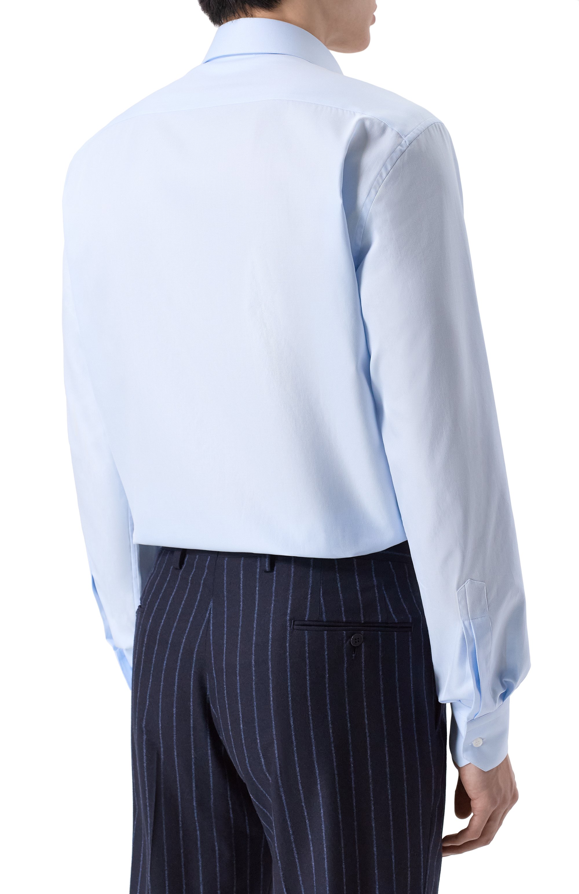 Хлопковая сорочка STEFANO RICCI, арт. MC003678/BN3138, фото 4