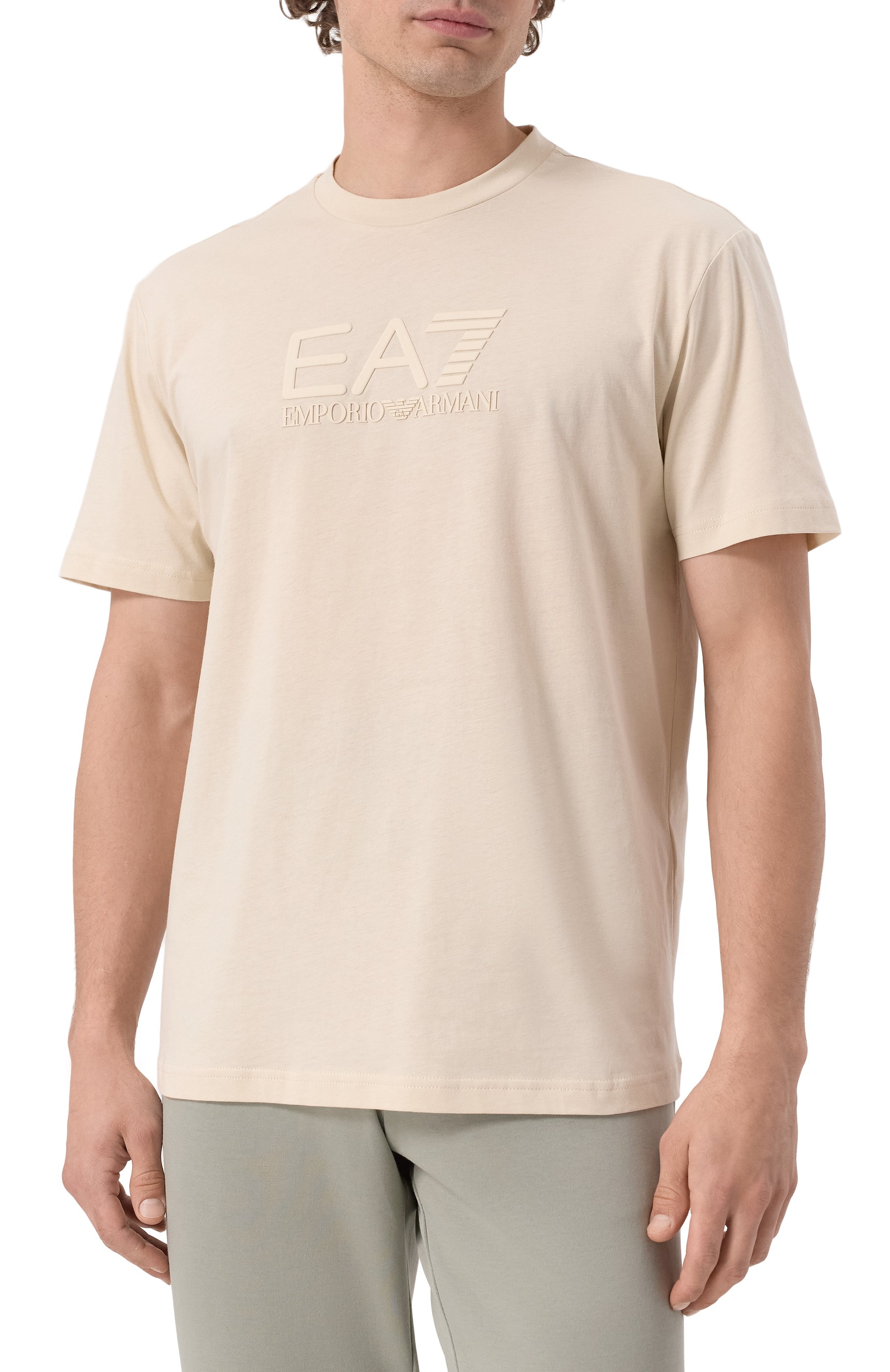 Хлопковая футболка EA7, арт. 7M000224/AF10375, фото 3