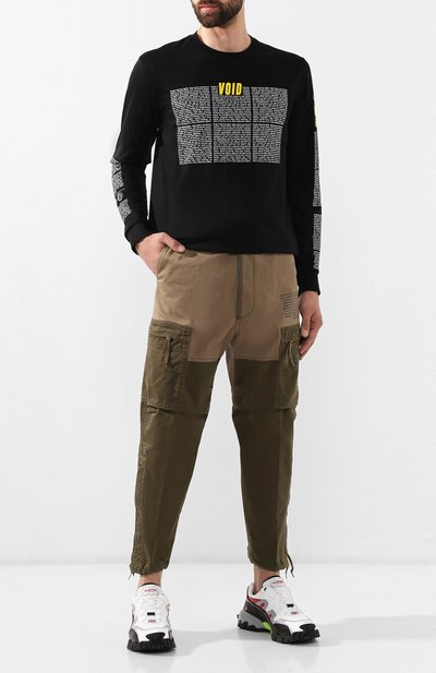 Хлопковые брюки-карго DIESEL, арт. 00SUDN/0EAXD, фото 2