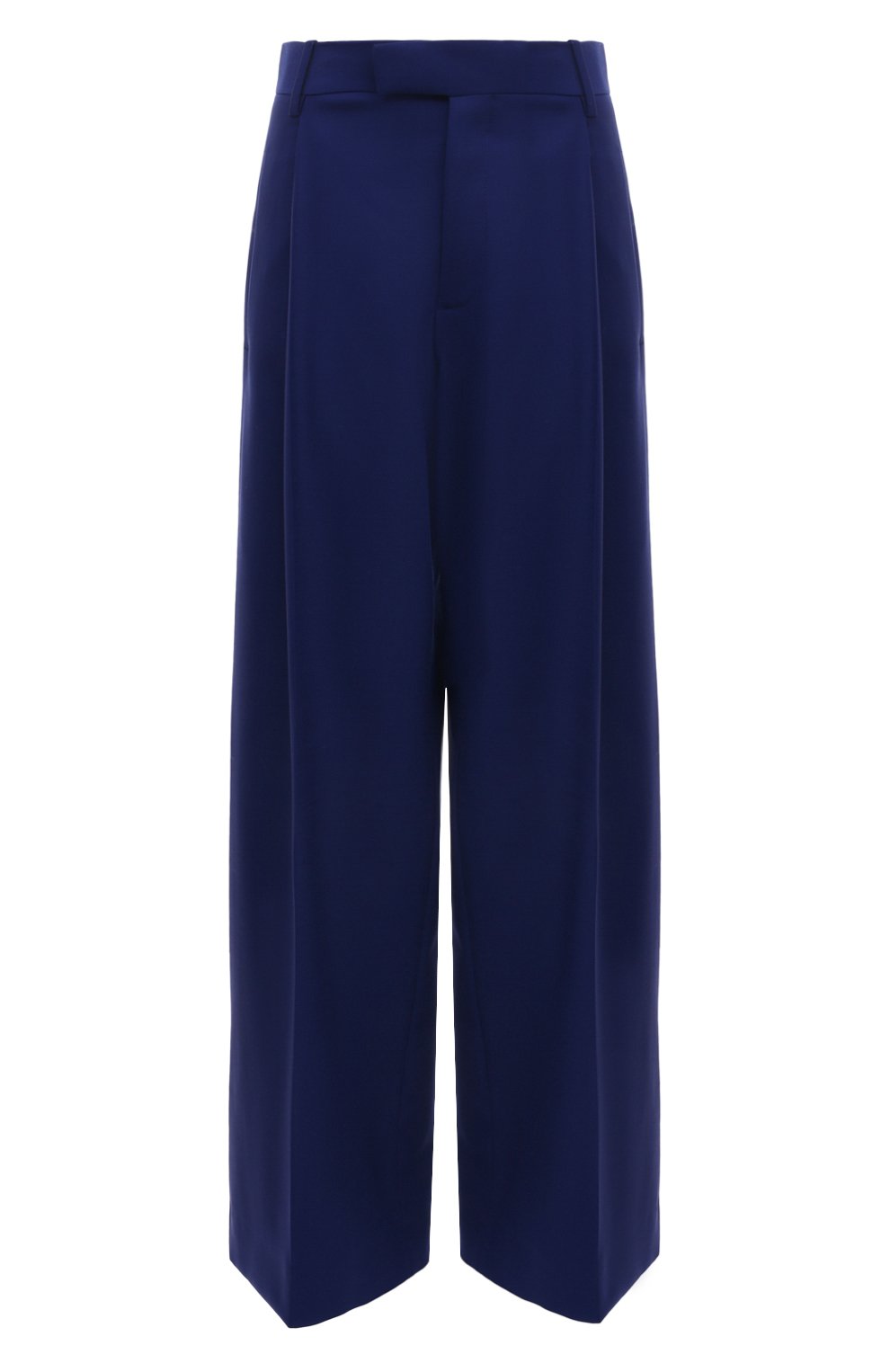 Шерстяные брюки GOOROO синего цвета по цене 62910 руб., арт. P132-3000-444-FW24, фото 1 Шерстяные брюки GOOROO, арт. P132-3000-444-FW24, фото 1