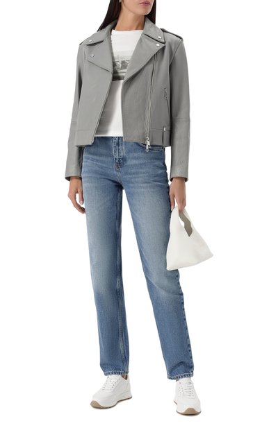 Кожаные кроссовки 12 STOREEZ, арт. 127008, фото 2