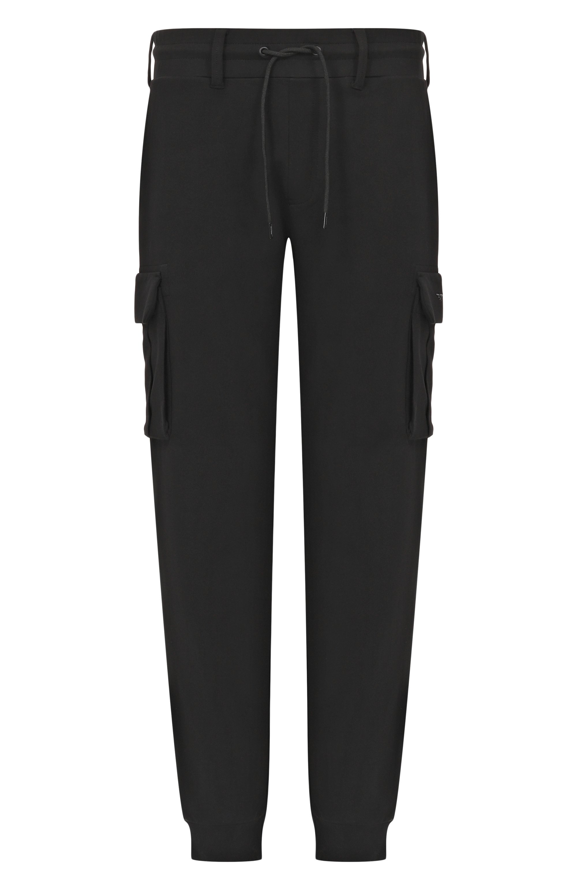 Хлопковые джоггеры AERONAUTICA MILITARE черного цвета по цене 15350 руб., арт. PF1020UF00674, фото 1 Хлопковые джоггеры AERONAUTICA MILITARE, арт. PF1020UF00674, фото 1