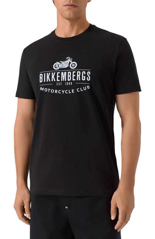 Хлопковая футболка Dirk Bikkembergs BMT1211 Чёрный  BMT1211 Фото 3