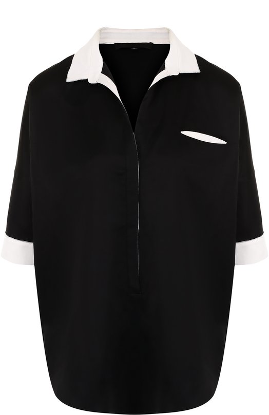 

Шелковая блузка Tegin, Чёрный