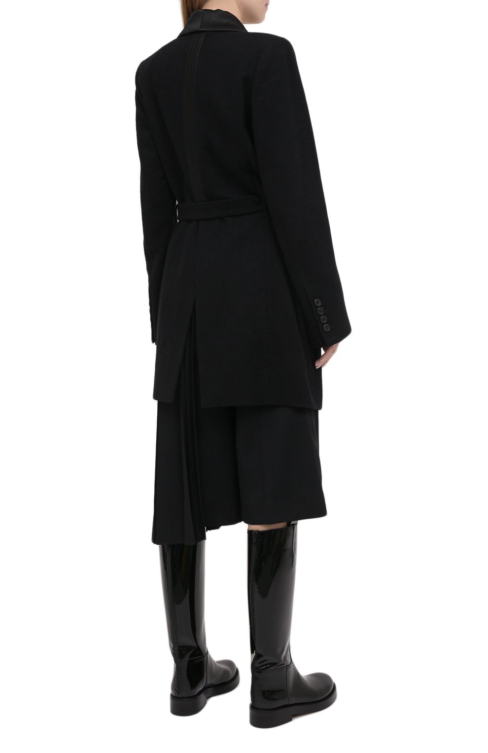 Пальто из шерсти и вискозы ANN DEMEULEMEESTER, арт. 2002-1016-P-165-099, фото 4