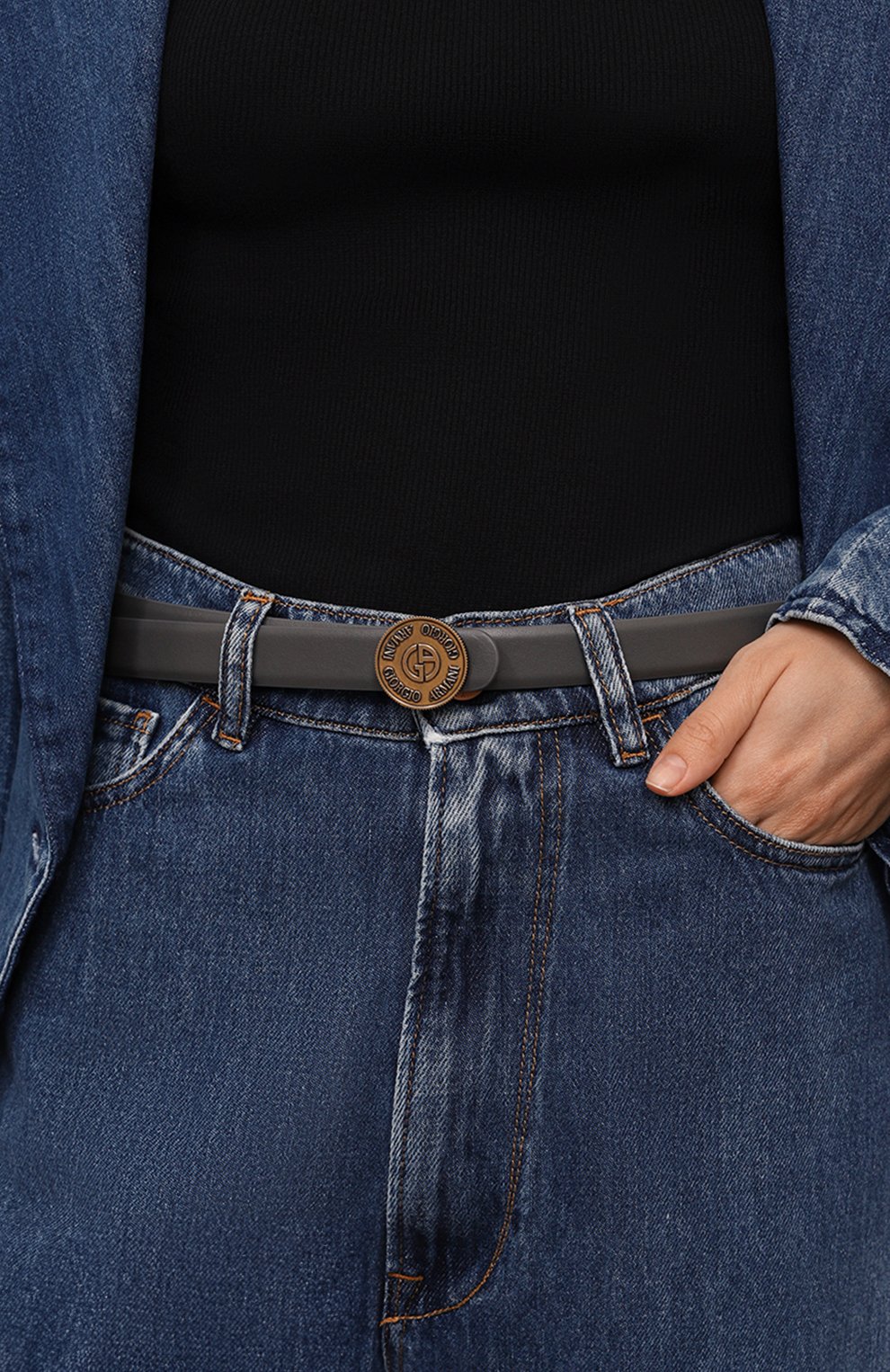 Кожаный ремень GIORGIO ARMANI, арт. Y1I383/YYA5D, фото 2