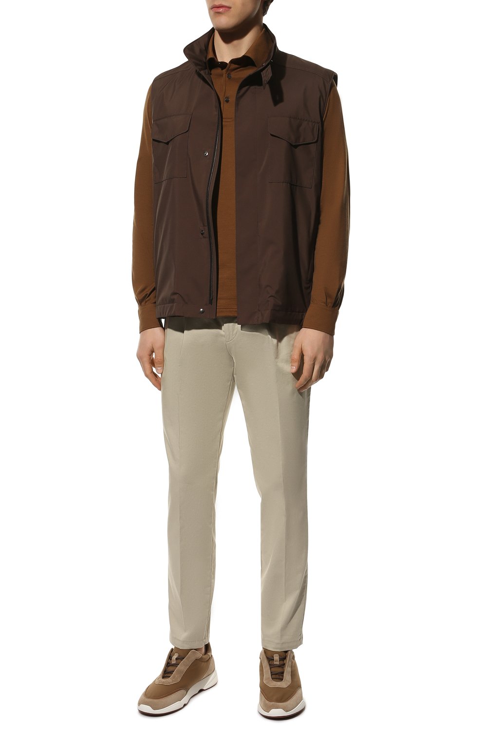 Жилет LORO PIANA темно-коричневого цвета по цене 222000 руб., арт. FAL5144, фото 2 Жилет LORO PIANA, арт. FAL5144, фото 2