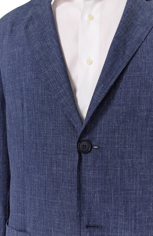 Пиджак из шерсти и шелка Giorgio Armani GM000010/TE13965 Синий  GM000010/TE13965 Фото 7