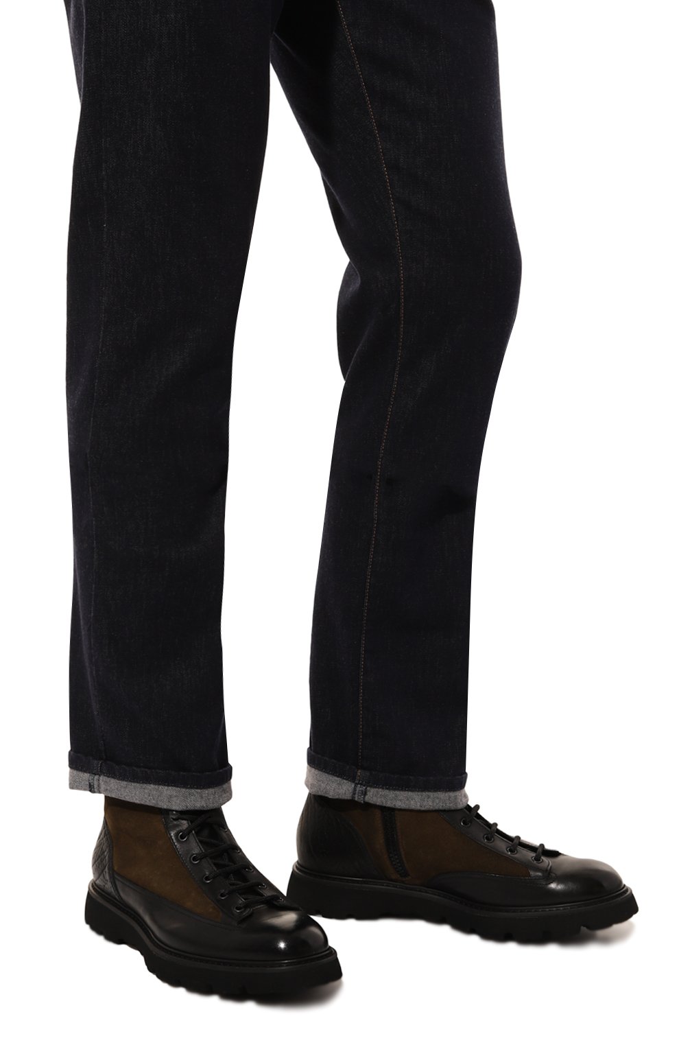 Кожаные ботинки DOUCAL'S, арт. DU3236G0TNPF744N, фото 3