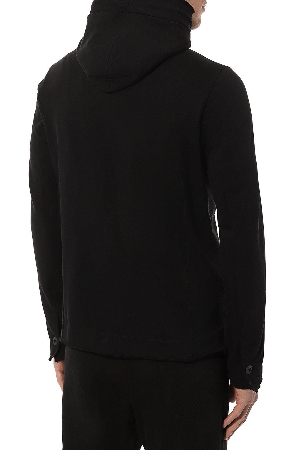 Хлопковая толстовка HANNES ROETHER черного цвета по цене 43550 руб., арт. 110888/MI32G.211, фото 4 Хлопковая толстовка HANNES ROETHER, арт. 110888/MI32G.211, фото 4