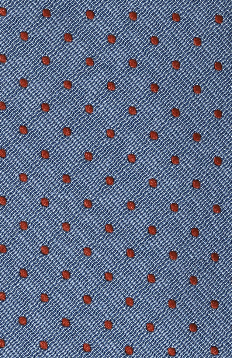 Мужской шелковый галстук BROUBACK голубого цвета, арт. TIE 8CM/SS24 | Фото 4 (Материал: Текстиль, Шелк; Материал сплава: Проставлено; Нос: Не проставлено; Принт: С принтом)