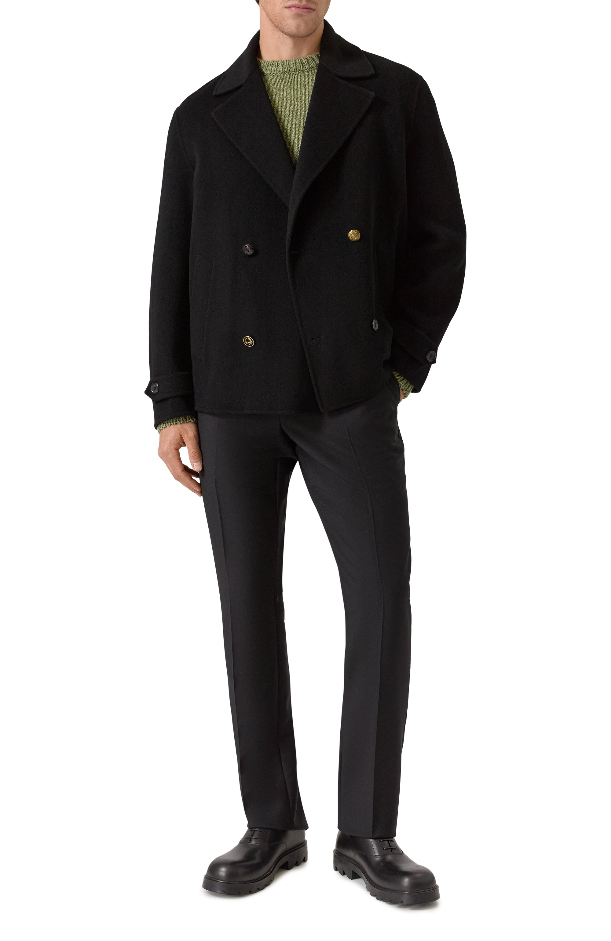 Бушлат из шерсти и кашемира MOSCHINO, арт. A0650/5211, фото 2