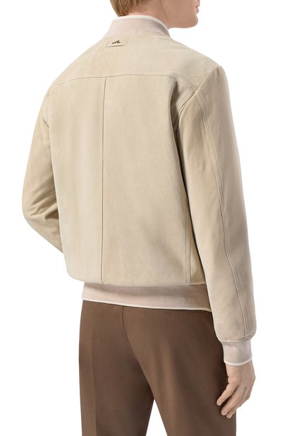 Замшевый бомбер PAUL&SHARK, арт. 26412484_001, фото 4