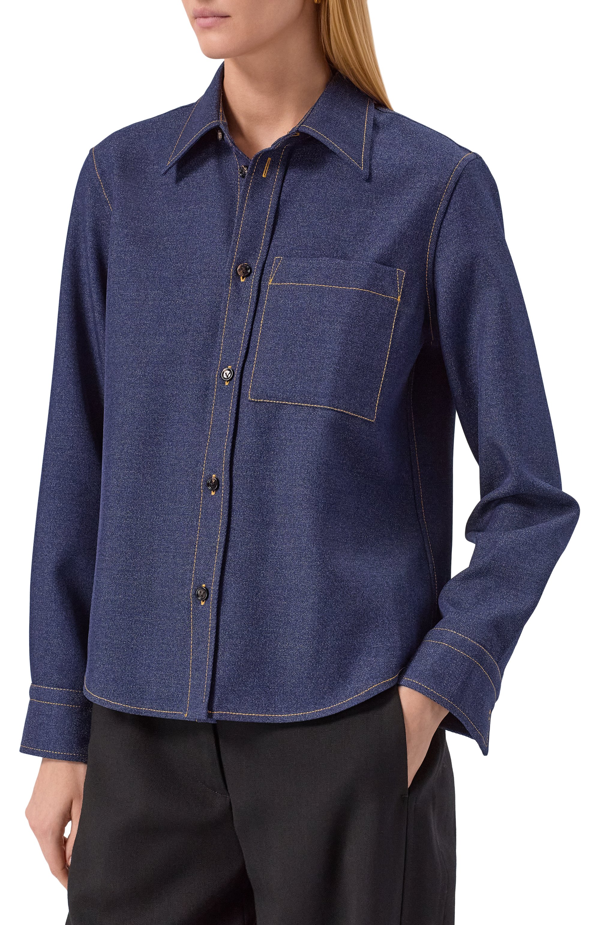 Шерстяная рубашка BOTTEGA VENETA, арт. 832289/V5VQ0, фото 3