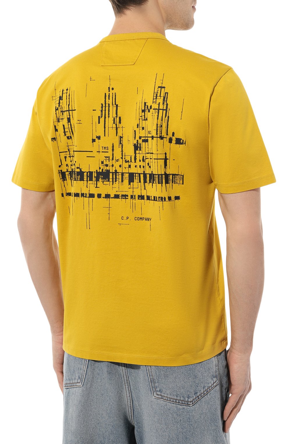 Хлопковая футболка C.P. COMPANY, арт. 16CLTS046A006370W, фото 4