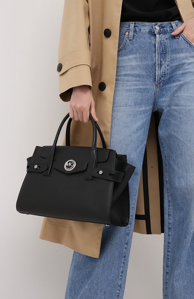 Сумка carmen MICHAEL MICHAEL KORS черного цвета по цене 59350 руб., арт. 30S0SNMS3L, фото 2 Сумка carmen MICHAEL MICHAEL KORS, арт. 30S0SNMS3L, фото 2