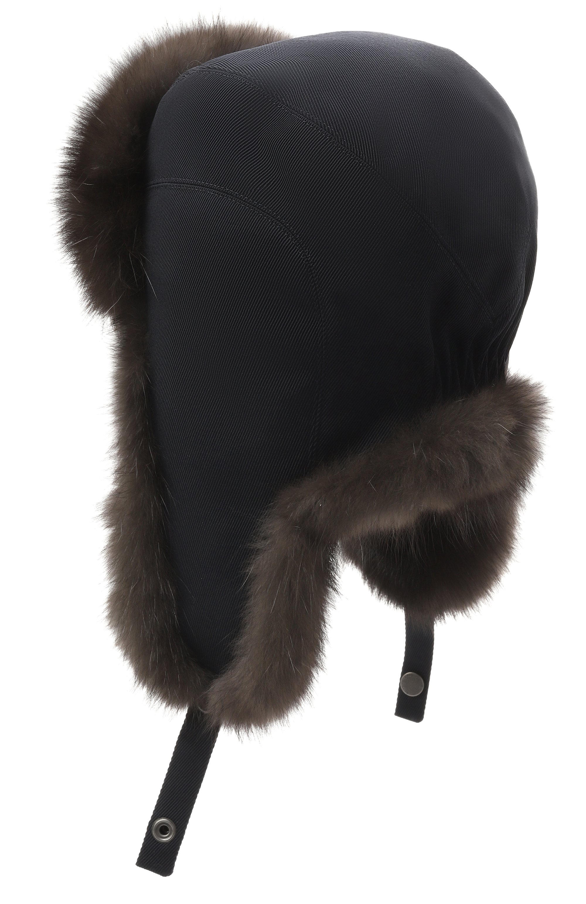 Шапка-ушанка modern с мехом соболя BLACK SABLE, арт. BS-MHMW-EB, фото 2