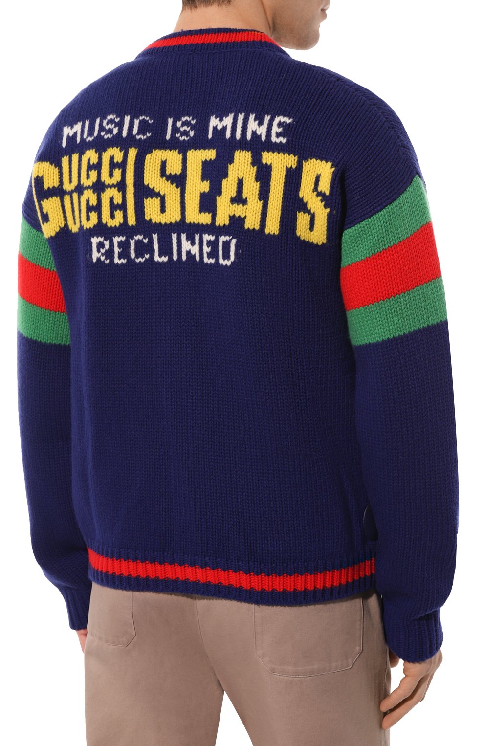 Шерстяной кардиган GUCCI, арт. 676389 XKB42, фото 4