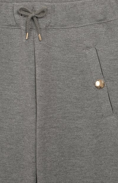 Джоггеры CHLOÉ серого цвета по цене 15000 руб., арт. C14596, фото 3 Джоггеры CHLOÉ, арт. C14596, фото 3