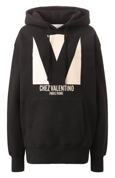 Женский хлопковое худи VALENTINO, арт. 6B3MF24I960