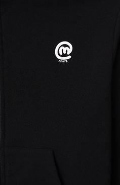 Детский хлопковая толстовка MSGM KIDS черного цвета, арт. S5MSJBZH276 | Фото 3 (Рукава: Длинные; Мальчики Кросс-КТ: Толстовка-спорт, Толстовка-одежда; Материал внешний: Хлопок; Автоматизация ТО: Проставлено; Автоматизация состава: Проставлено; Ростовка одежда: 6 лет | 116 см, 10 - 11 лет | 140 - 146см, 8 лет | 128 см, 12 лет | 152 см, 16 лет | 164 см)